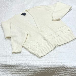 Vintage OHI women’s ivory cardigan